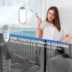 INSE Fensterputzroboter Automatische Wassersprühfunktion mit Fernbedienung Intelligenter Staubsauger für die Glasreinigung zu Hause