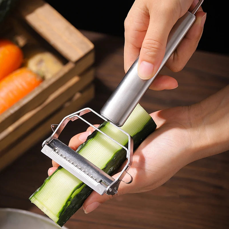 1 pz pelapatate in acciaio inox pelapatate grattugia carota affettatrice multifunzione cucina pelapatate frutta e verdura strumenti