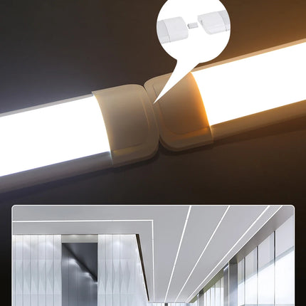 LED Lights Kitchen Under Cabinet Lamp A85-220V 10w 20w Super Bright LED Tube with 1.8m Switch Line for Home Bedroom Indoor Lamps