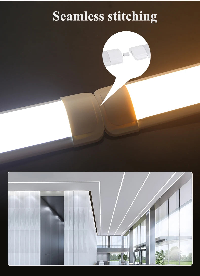 Luci a led Lampada da cucina sotto l'armadio A85-220V 10w 20w Tubo a led super luminoso con linea di interruttori da 1,8 m per lampade da interno per la camera da letto di casa