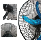 Ventilatore da terra con base, regolabile in altezza, funzione di oscillazione, silenzioso, tre velocità, raffreddamento rapido, potente, ideale per rinfrescare la casa in estate