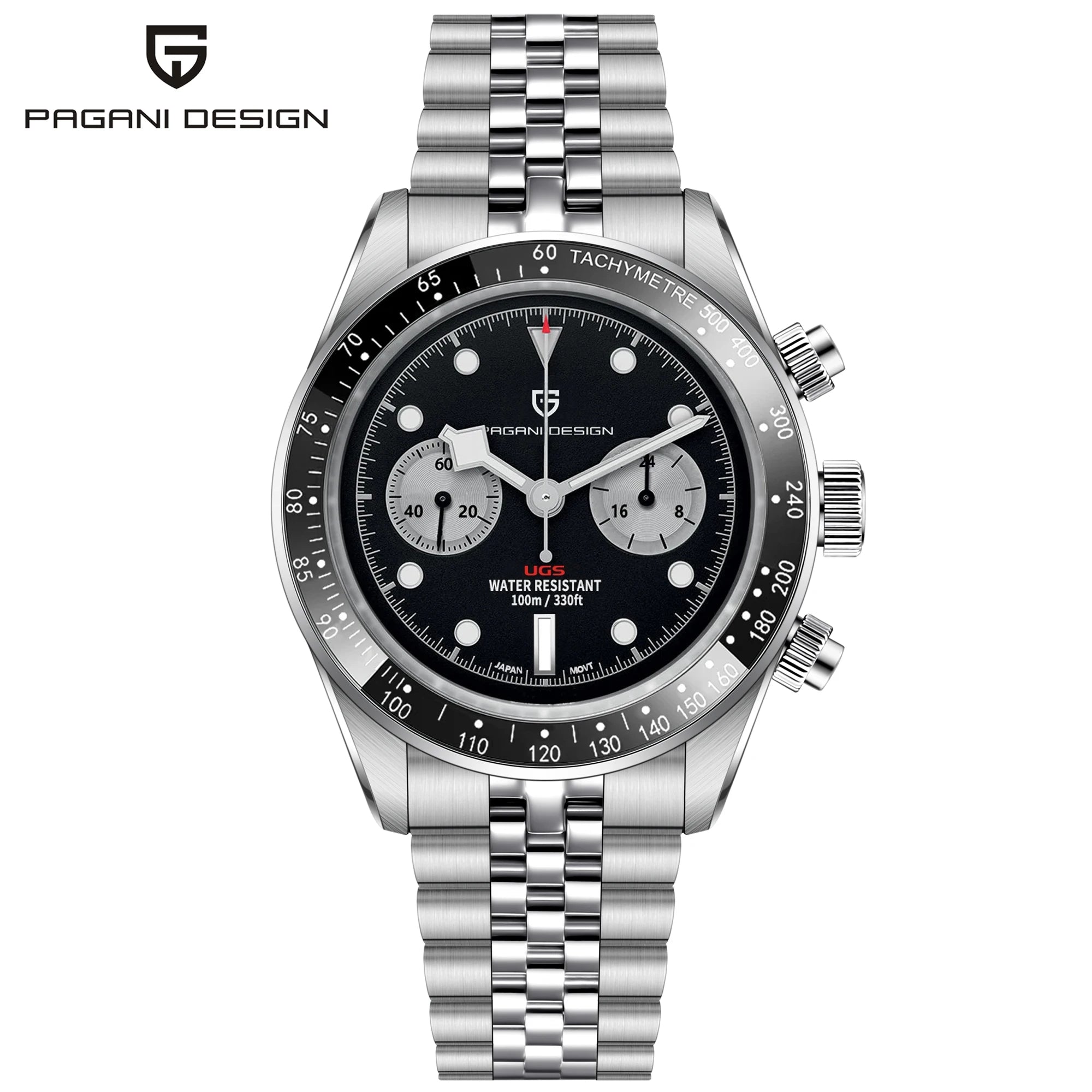 Neue PAGANI DESIGN BB Panda 2026 Herrenuhr, Retro Luxus-Quarzuhr, Sport-Chronograph, 100M wasserdicht, leuchtend