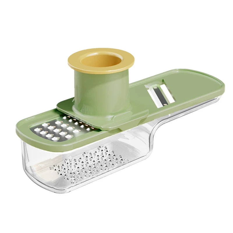 Gemüseschneider Multifunktionales Küchengerät, 3-in-1 Lebensmittelzerkleinerer für Tomaten, Karotten, Käse, Zwiebeln, tragbarer Hobel