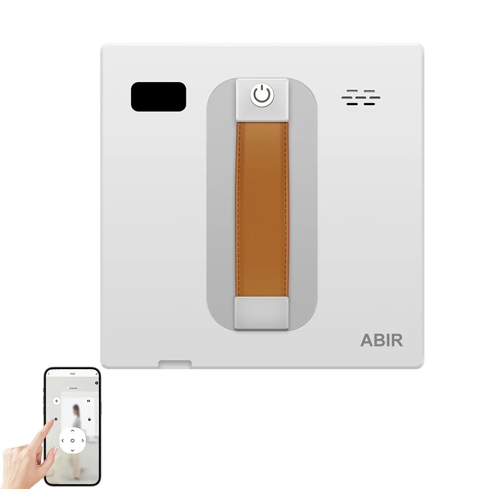 (Codice promozionale: HOT888)Robot Lavavetri ABIR WD8, Doppia Spruzzatura d'Acqua, Memoria Intelligente, Potente Aspirazione a Vuoto, Sensore Laser, Robot per la Pulizia delle Vetrate Domestiche, Controllo tramite APP.