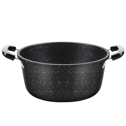 Maifan Stone Antiaderente Pentola per Zuppa Universale con Coperchio Utensili da Cucina Pentole a Due Manici Uso Domestico Fornello a Gas a Induzione