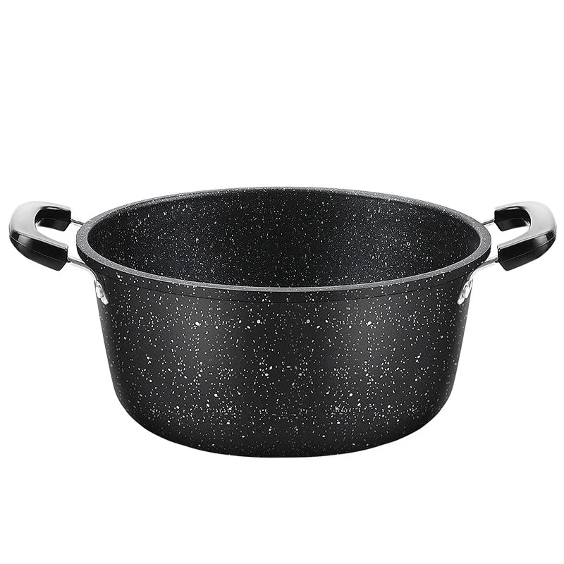 Maifan Antihaft-Universal-Steintopf für Suppen mit Deckel, Küche, Kochen zu Hause, Töpfe mit zwei Ohren, Gas-Induktionsherd
