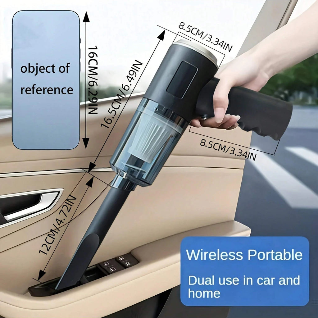 3-in-1 Kombi-Staubsauger mit integrierter Saug- und Blasfunktion USB-Ladefunktion Kleiner Auto- und Haushaltsstaubsauger