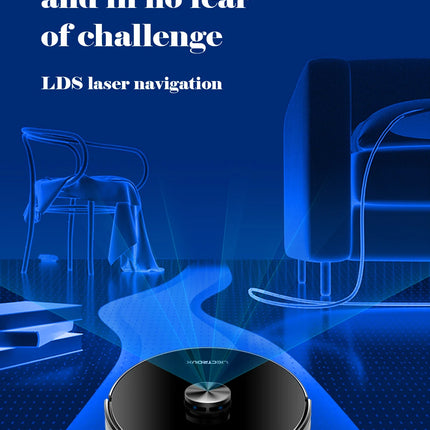 (codice promozionale: AEGG66) Aspirapolvere Robot Ibrido Liectroux X6, navigazione laser Lidar, 6500 pa, mappa multi-piano, pulizia a umido a forma di Y, zona vietata APP, area selettiva, riprendi punto di interruzione