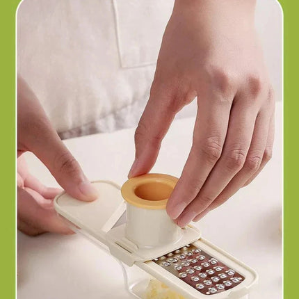 Tritatutto per verdure 3 in 1, utensile da cucina multifunzionale, per pomodoro, carota, formaggio, cipolla, affettatrice portatile, grattugia