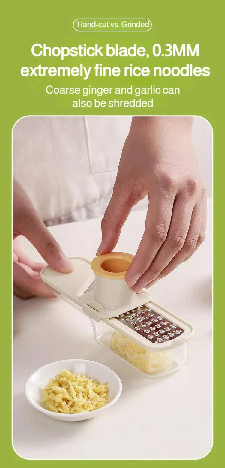 3-in-1 Gemüseschneider, multifunktionales Küchenwerkzeug, für Tomaten, Karotten, Käse, Zwiebeln, tragbarer Hobel, Reibe
