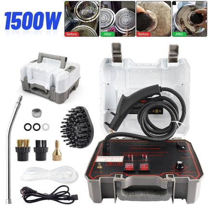 Podofo 1500W High Temperature and Pressure Steam Cleaner, Steam Cleaner for Kitchen Hood, Sterilization and Jet Washing Machine