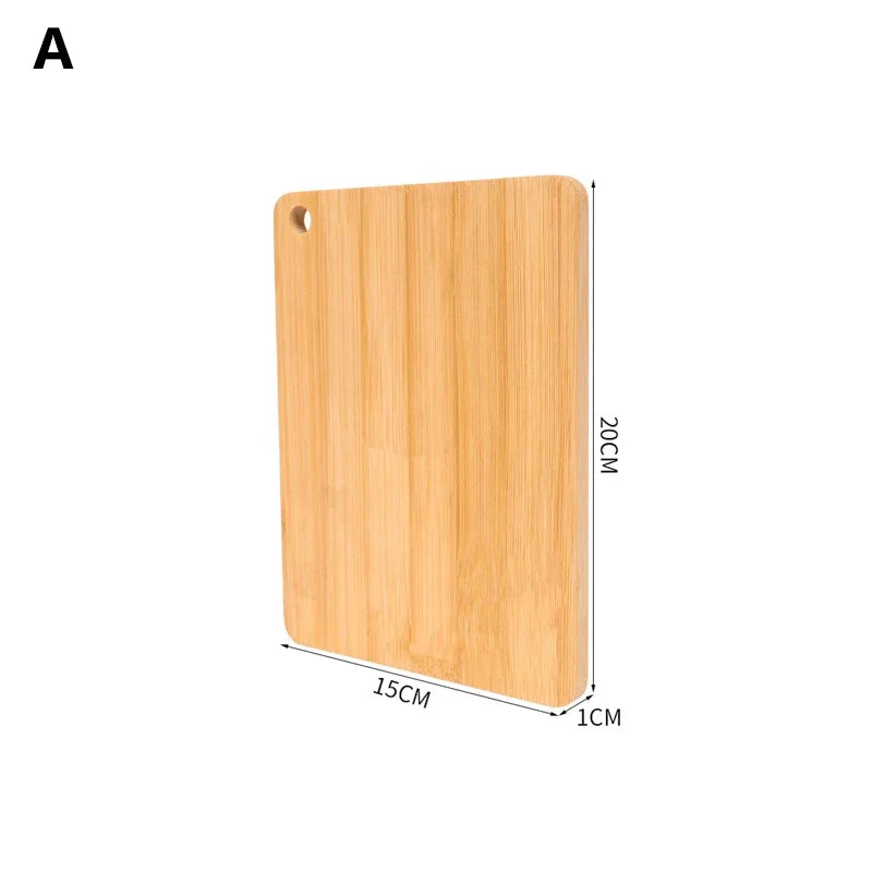 WXCOO Doppelseitiges Küchenschneidebrett aus Holz, Gemüseschneidebrett für Obst, Fleisch, Haushaltsküchenutensilien