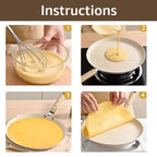 Padelle per pancake Padella antiaderente Pentole Utensili da cucina Friggere Cottura Fornello a induzione Fornello da forno Attrezzi da campeggio