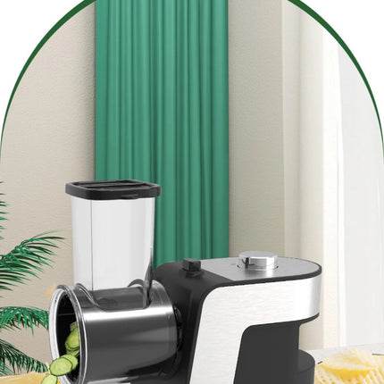 Tritatutto Elettrico Multifunzione per Verdure e Frutta, Affettatrice Elettrica per Patate e Carote, Utensile da Cucina