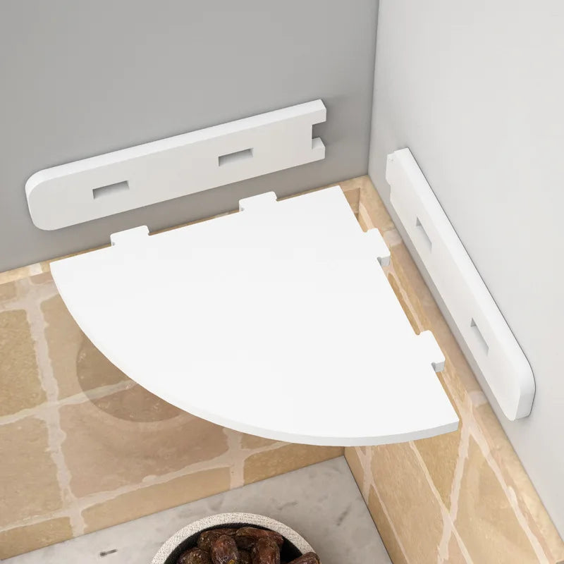 Accessori da Cucina: Porta Spezie Triangolare Multistrato da Parete Senza Foratura, Contenitore Multifunzionale Salvaspazio
