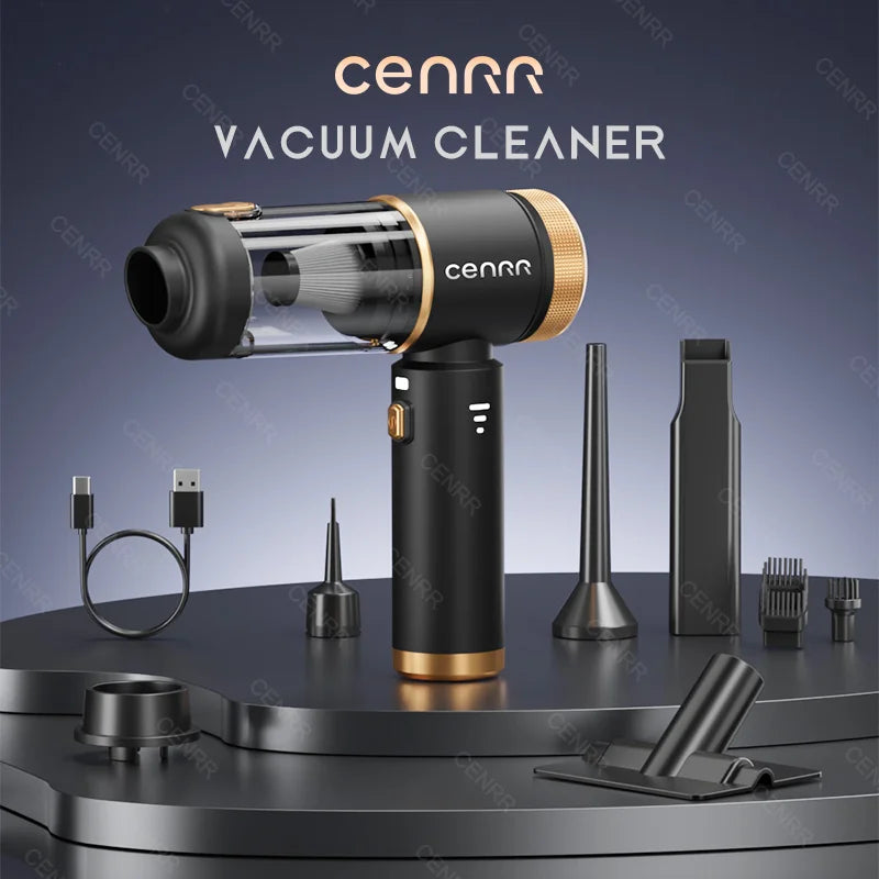CENRR 2026 Auto-Staubsauger Mini 998000PA Kabellos Leistungsstark für Zuhause Handventilator Auto-Reiniger Handstaubsauger Auto
