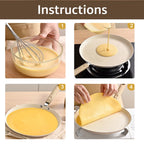 Padelle per pancake Padella antiaderente Pentole Utensili da cucina Friggere Cottura Fornello a induzione Fornello da forno Attrezzi da campeggio