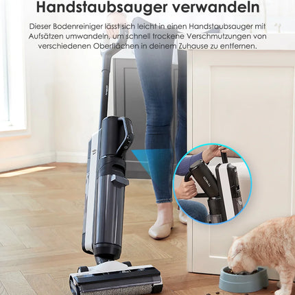 Tineco Floor One S5 Combo Smart Wet Dry Vacuum Cleaner with iLoop Technology 5-in-1 Wet Vacuum for Pet Hair Hard Floors LED Display Wi-Fi