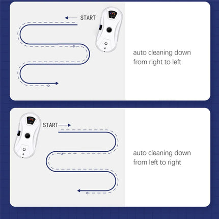5600Pa Electric Window Cleaning Robot, Automatic and with Remote Control, Window Vacuum Cleaner for Household Appliances