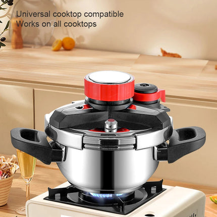 Fenghui 2.4L CE Certified 304 Stainless Steel Explosion-Proof Energy-Saving Mini Pressure Cooker 3 Adjustable Pressure Levels