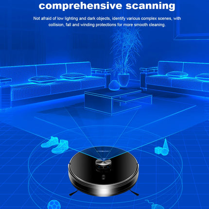 (codice promozionale: AEGG66) Aspirapolvere Robot Ibrido Liectroux X6, navigazione laser Lidar, 6500 pa, mappa multi-piano, pulizia a umido a forma di Y, zona vietata APP, area selettiva, riprendi punto di interruzione