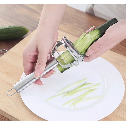 Multifunctional Stainless Steel Kitchen Peeler Fruit Vegetable Potato Carrot Cucumber Julienne Grater Durable Vegetable Slicer
