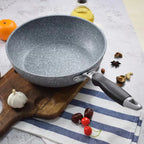 Frittura 28/26/24/20cm Wok padella antiaderente calderone fornello a induzione pentole Pancake uovo fornello a Gas casa