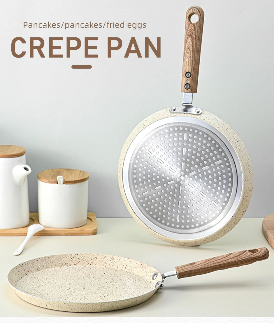 Padelle per pancake Padella antiaderente Pentole Utensili da cucina Friggere Cottura Fornello a induzione Fornello da forno Attrezzi da campeggio