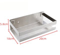 Portaspezie in Acciaio Inox Senza Foratura, Organizzatore da Parete per Cucina e Bagno, Organizzatore per Stoccaggio Domestico
