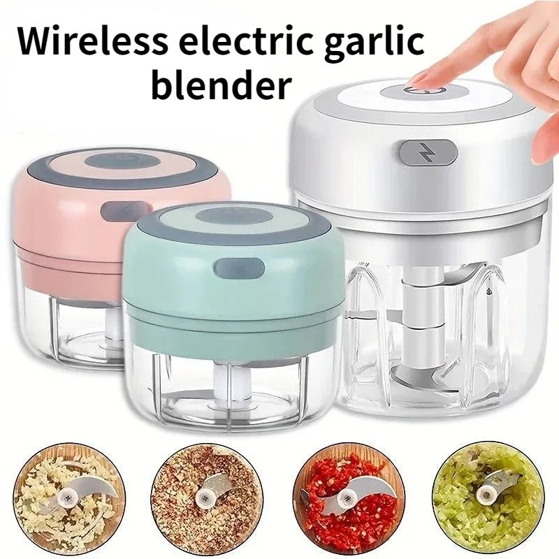 100ML/250ML Elettrico Tritacarne Aglio Chopper Ruota Aglio Presse Frantoio Verdura Cipolla Cutter Cucina Accessori Da Cucina