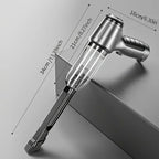 Kabelloser Handstaubsauger 95000Pa, tragbarer Staubsauger mit starker Saugkraft für Zuhause und Auto, Roboterreiniger für den Dual-Einsatz für Desktop-Tastatur