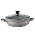 Grande Formato Riscaldamento Diretto Zuppa di Granito Pentola Moor Pietra Sizzling Pentola Calda Cottura Wok Cottura del Riso Cottura Cibo Servire Pentola di Pietra
