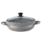 Grande Formato Riscaldamento Diretto Zuppa di Granito Pentola Moor Pietra Sizzling Pentola Calda Cottura Wok Cottura del Riso Cottura Cibo Servire Pentola di Pietra
