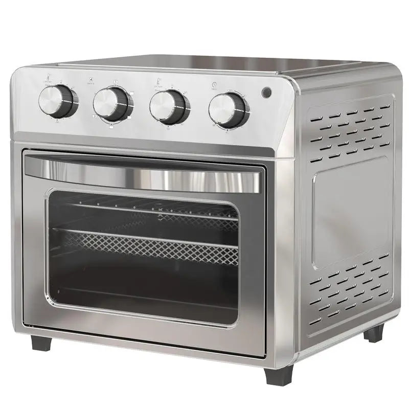 Mini Forno con Funzione di Frittura ad Aria Calda, 1600W, Timer 60 Min