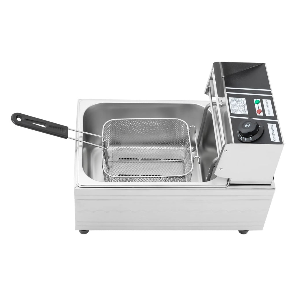 Friggitrice Elettrica Commerciale 6L 2500W 220V Euro Plug