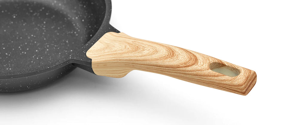 Set di padelle per piano cottura a induzione 10 pezzi, set di pentole e padelle antiaderenti, set di pentole da cucina con coperchi, granito, senza PFAS