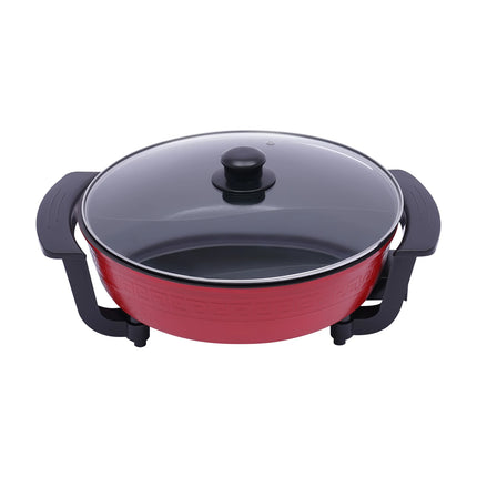 Non-stick electric pots with 5-temperature adjustment 1360W for home use 6L for family gatherings