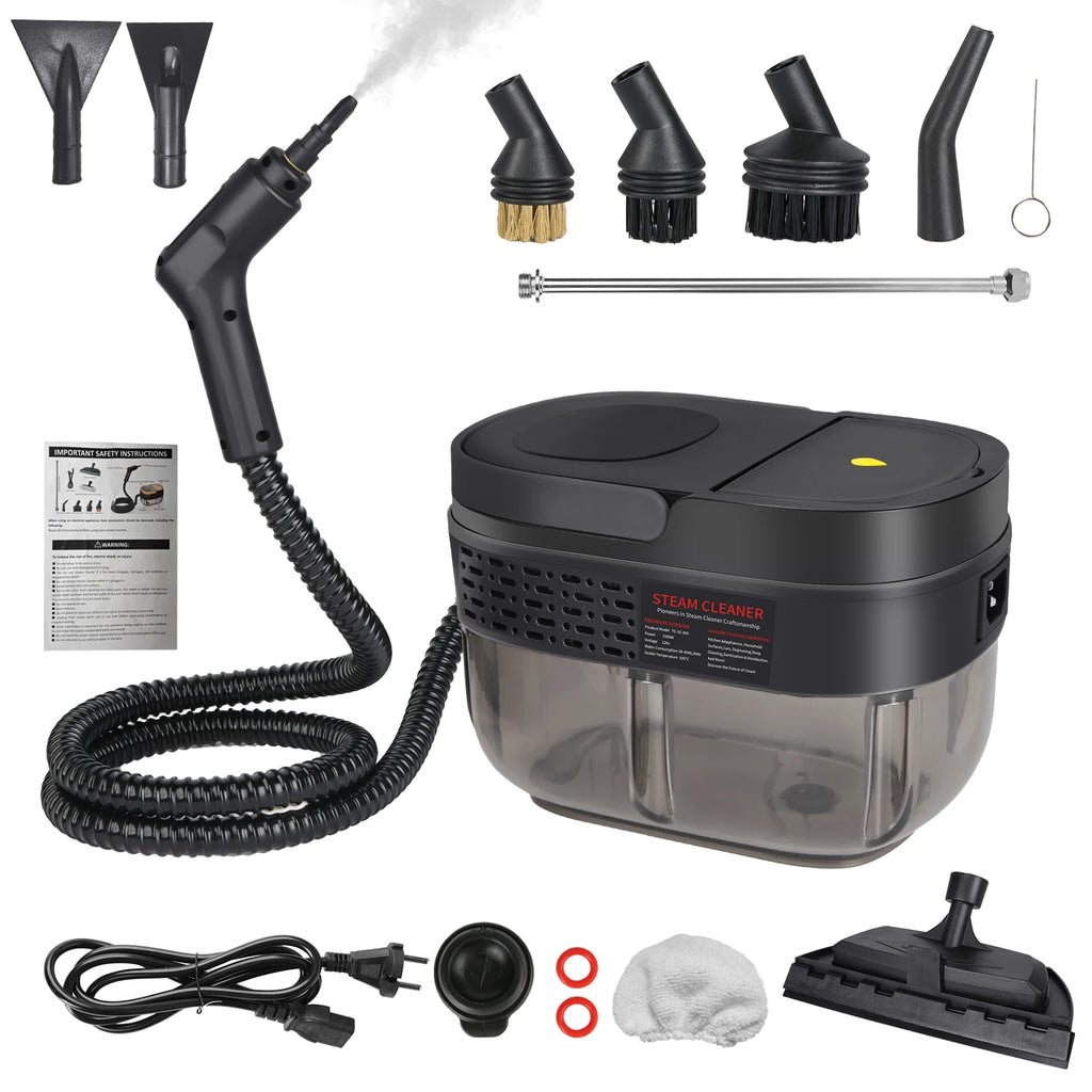 Hochdruck-Dampfreiniger 2500W, tragbarer Hochtemperatur-Dampfreiniger für Klimaanlagen, Dunstabzugshauben, Autos, Sofas