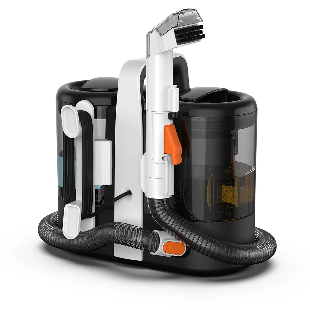 Tragbarer Teppichreiniger 750W, 15Kpa, Nassreinigungsmaschine für Stoffe und Sofas, tragbar für Autos und Tierhaare