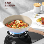 Set di Pentole da Cucina Essenziali, 12 Pezzi, Antiaderenti con Rivestimento in Granito e Compatibilità Universale con Sensori a Gas