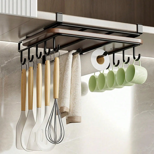 Mensole sospese sottopensile in acciaio inossidabile per cucina, mensole sottopensile, organizer da cucina