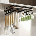 Scaffale sospeso per armadio sottopiano in acciaio inossidabile per cucina, ripiano sottopiano, organizer da cucina