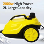 Podofo Hochdruckdampfreiniger 2000W, Teppichreinigungsmaschine für den Hausgebrauch mit 2-Liter-Tank zur Entfernung von Flecken, Formaldehyd, für Böden, Autos