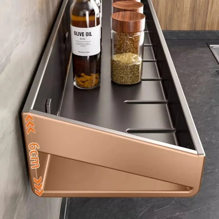 Condizionatori da cucina a parete Scaffale per spezie Scaffale per organizer Scaffale per cucina Organizzatori per scaffali da parete Gancio per appendere per la cucina