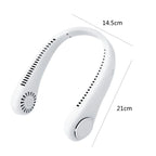 Ventilatore 1800mAh Collo portatile 3 marce Raffreddamento Ventilatore sospeso Dispositivo di raffreddamento dell'aria ricaricabile Mini ventilatore sportivo estivo per interni ed esterni