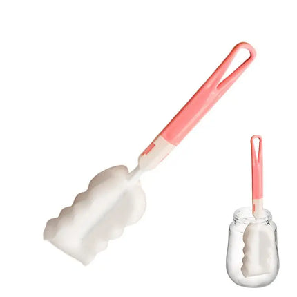Soft Sponge Cup Brush Long Handle Sponge Bottle Brush Sponge Cleaning Brush Water Bottle Glass Cup Cleaning Tool