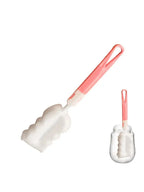 Weiche Schwammtassenbürste Langer Griff Schwammflaschenbürste Schwammreinigungsbürste Wasserflasche Glasbecher Reinigungsgerät