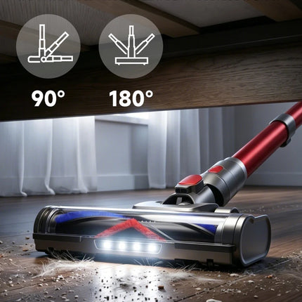 Tdyon 750W 85000PA Aspirapolvere Senza Fili, Potenza di Aspirazione Ultra-Elevata, 80 Minuti di Autonomia, Aspirapolvere Portatile con Batteria Rimovibile