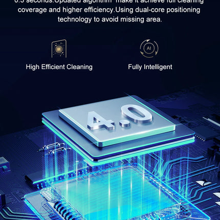 ABIR WD8 Window Cleaning Robot, Dual Water Spray, Laser Sensor, High Suction, Smart Robot for Wet and Dry Cleaning of Windows and Walls