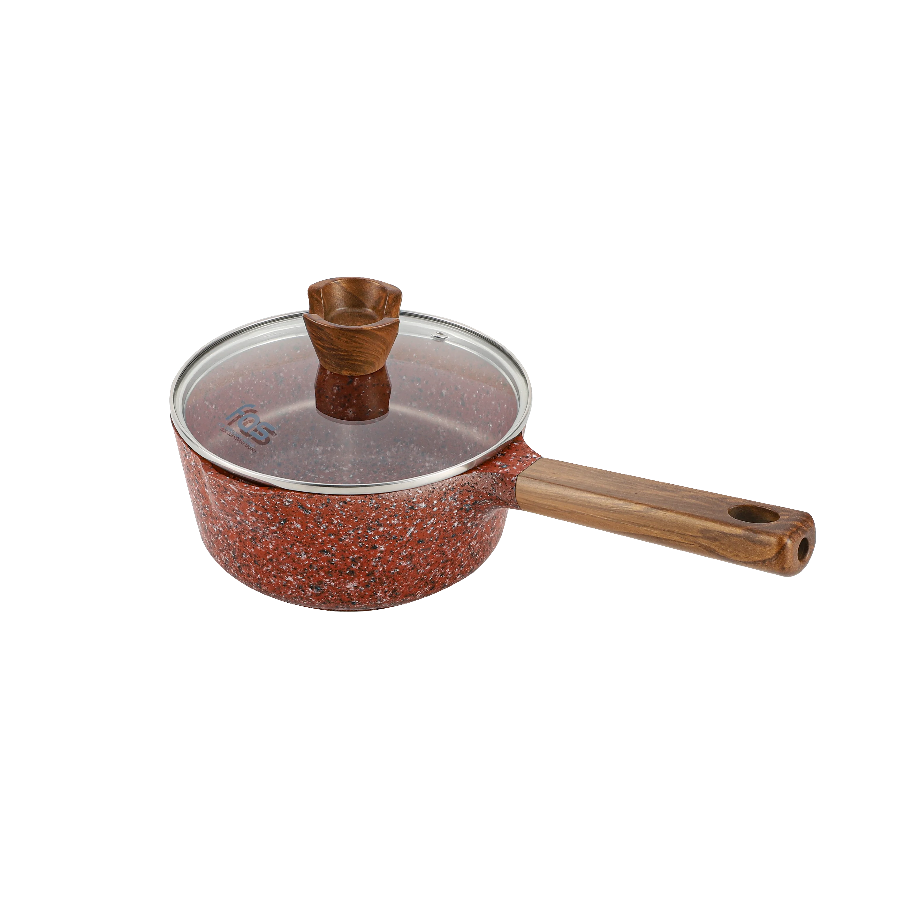 DONNOR Pentola per Latte Antiaderente in Granito da 16cm/6.3 Pollici, Senza PFOA, a Basso Contenuto di Fumo, Compatibile con Piani a Induzione e Gas, Facile da Pulire, Piccola Casseruola